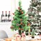 29 Inch Set of 2 Battery Powered Pre-lit Pathway Christmas Trees Perfect Outdoor Decoration